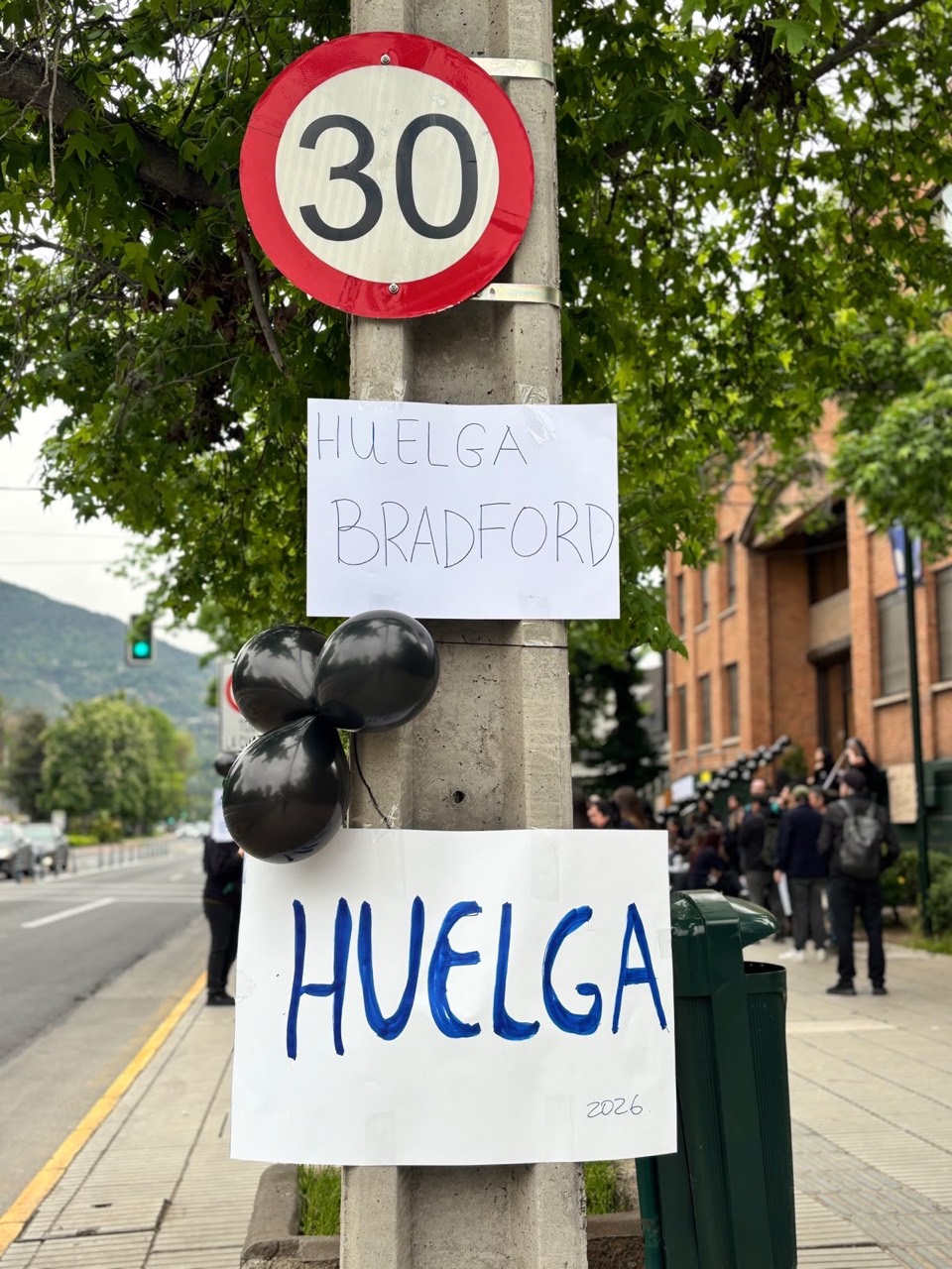 Carteles de la movilización