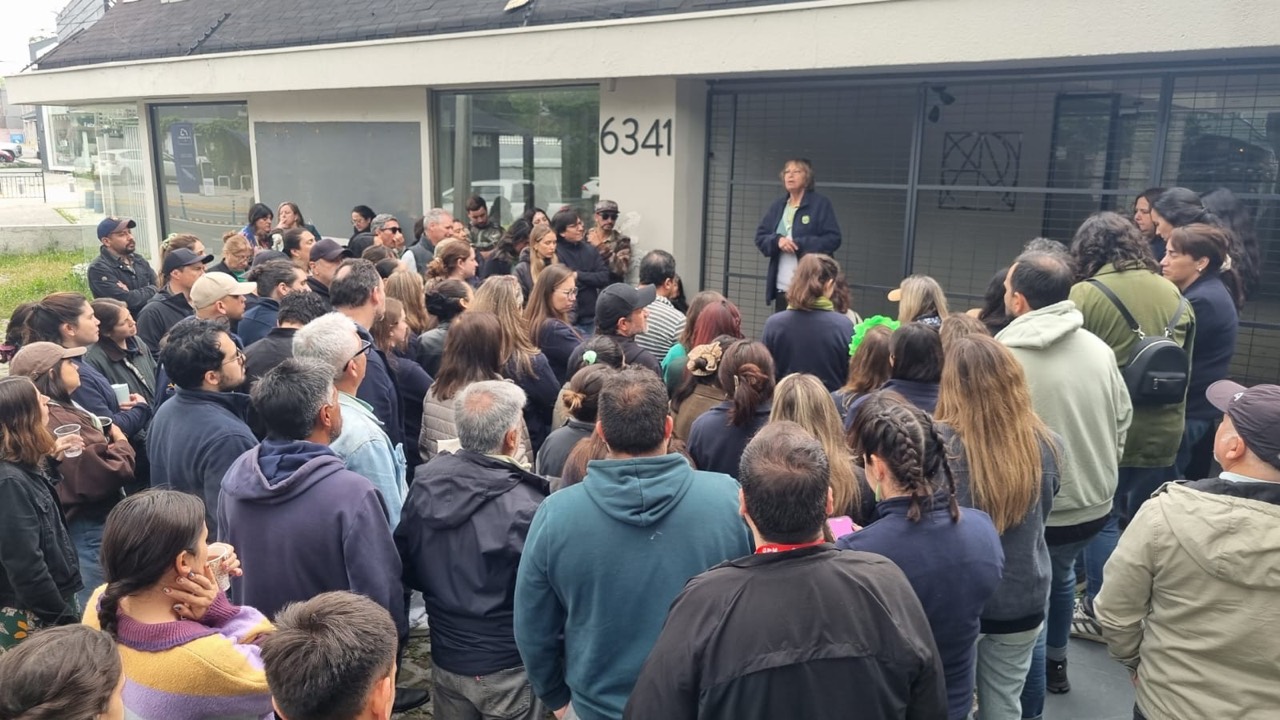 Encuentro de la comunidad sindical durante la jornada del 29 de octubre